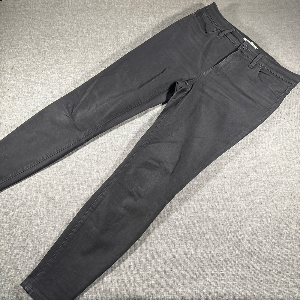Madewell 9" High Riser Skinny Skinny Jeans Women 30 Black High Waist Stretch‎